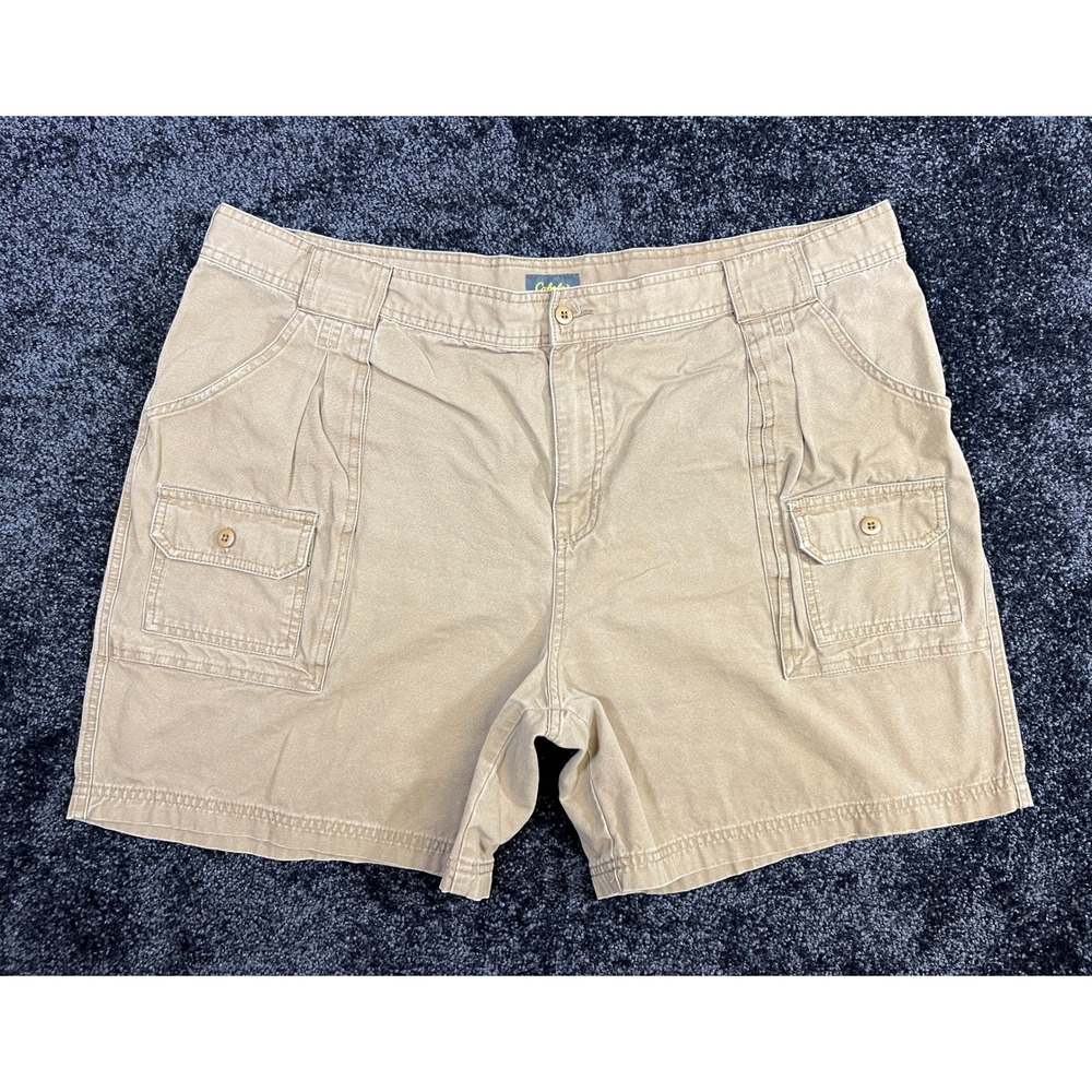Cabela's Mens Cargo‎ Shorts Size 44 Beige Outdoor Casual